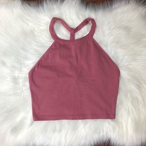 Charlotte Russe Halter Crop Top Size Small